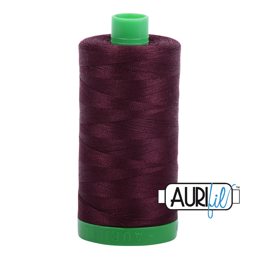 2465 VERY DARK BROWN 40 WT MAKO COTTON LARGE SPOOL | 1000 MT.