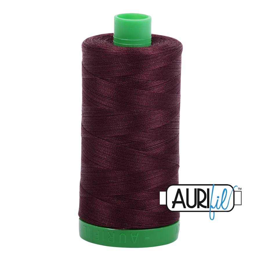 2468 DARK WINE 40 WT MAKO COTTON LARGE SPOOL | 1000 MT.