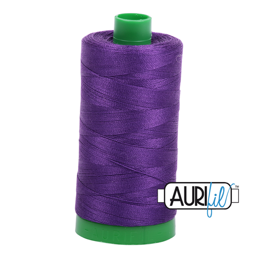 2545 MEDIUM PURPLE 40 WT MAKO COTTON LARGE SPOOL | 1000 MT.