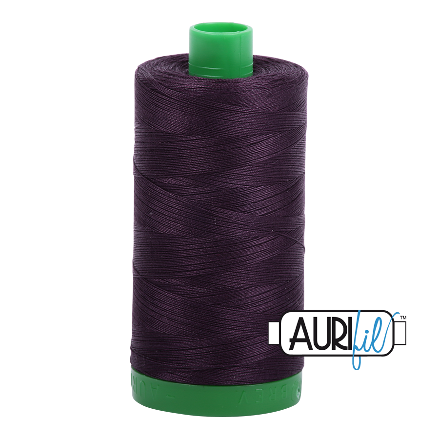 2570 AUBERGINE 40 WT MAKO COTTON LARGE SPOOL | 1000 MT.