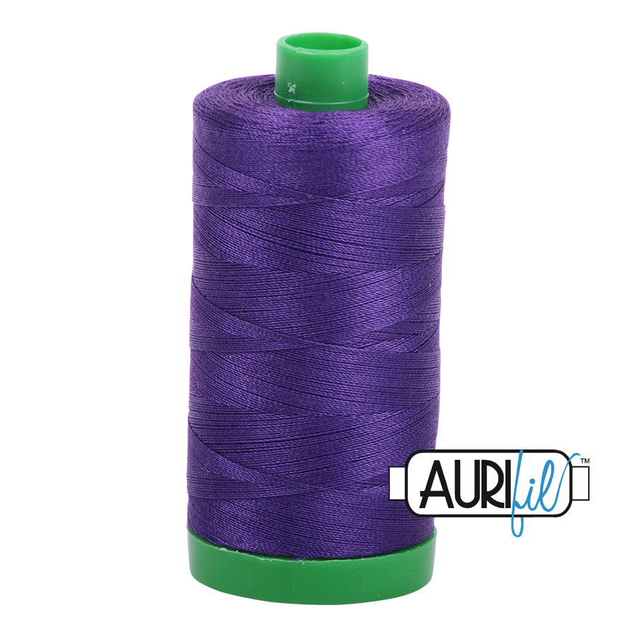 2582 DARK VIOLET 40 WT MAKO COTTON LARGE SPOOL | 1000 MT.
