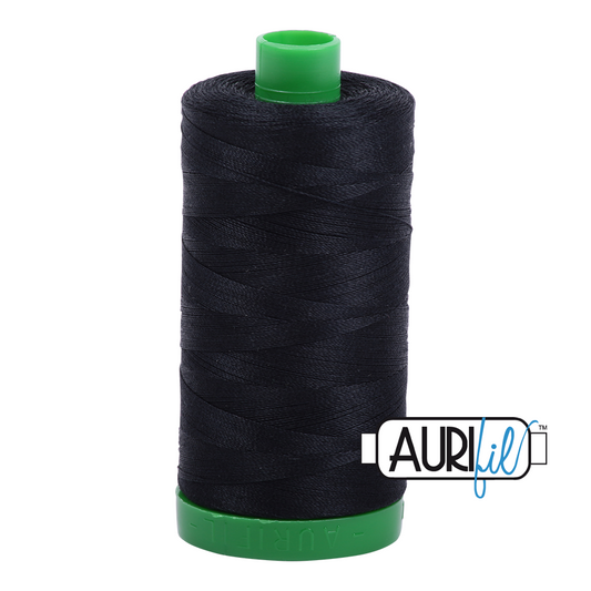 2692 BLACK 40 WT MAKO COTTON LARGE SPOOL | 1000 MT.