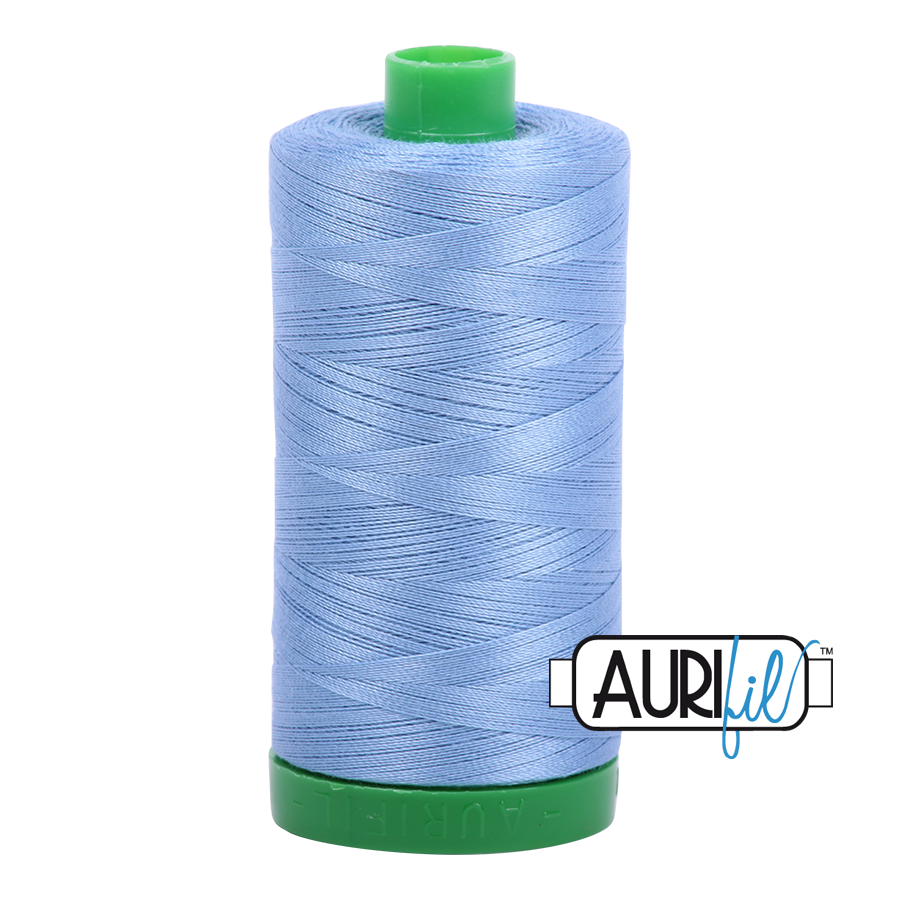2720 LIGHT DELFT BLUE 40 WT MAKO COTTON LARGE SPOOL | 1000 MT.