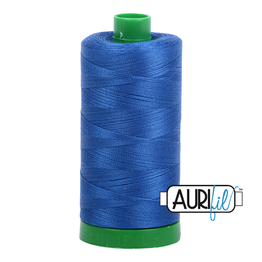 2735 MEDIUM BLUE 40 WT MAKO COTTON LARGE SPOOL | 1000 MT.