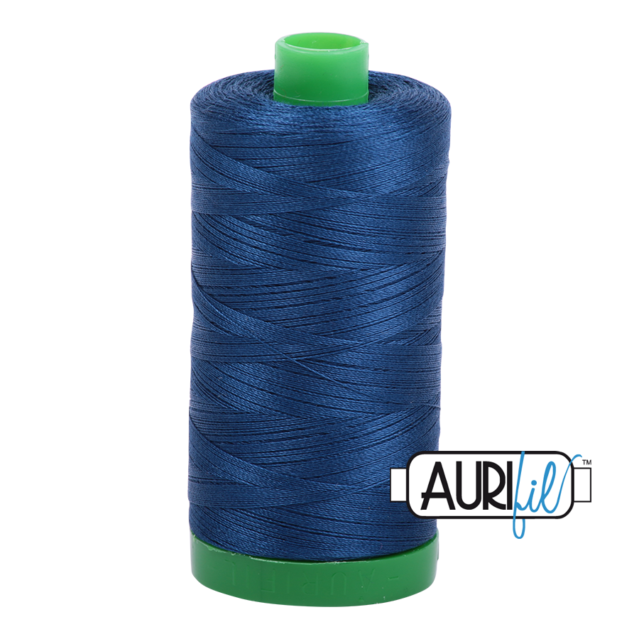 2783 MEDIUM DELFT BLUE 40 WT MAKO COTTON LARGE SPOOL | 1000 MT.
