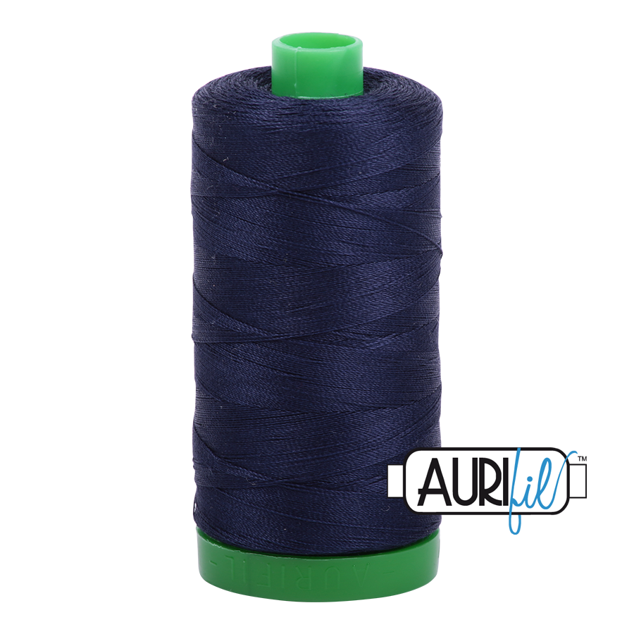 2785 VERY DARK NAVY 40 WT MAKO COTTON LARGE SPOOL | 1000 MT.