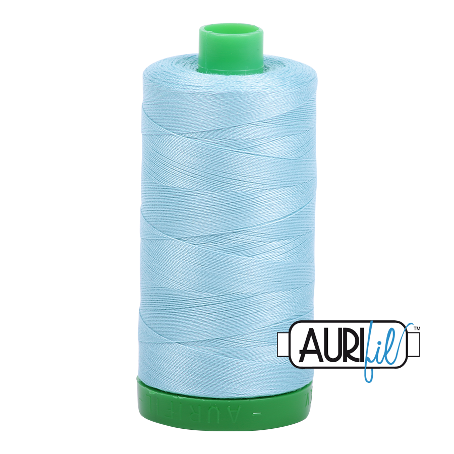 2805 LIGHT GREY TURQUOISE 40 WT MAKO COTTON LARGE SPOOL | 1000 MT.