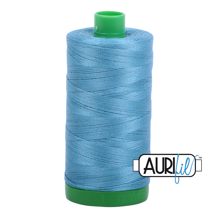 2815 TEAL 40 WT MAKO COTTON LARGE SPOOL | 1000 MT.