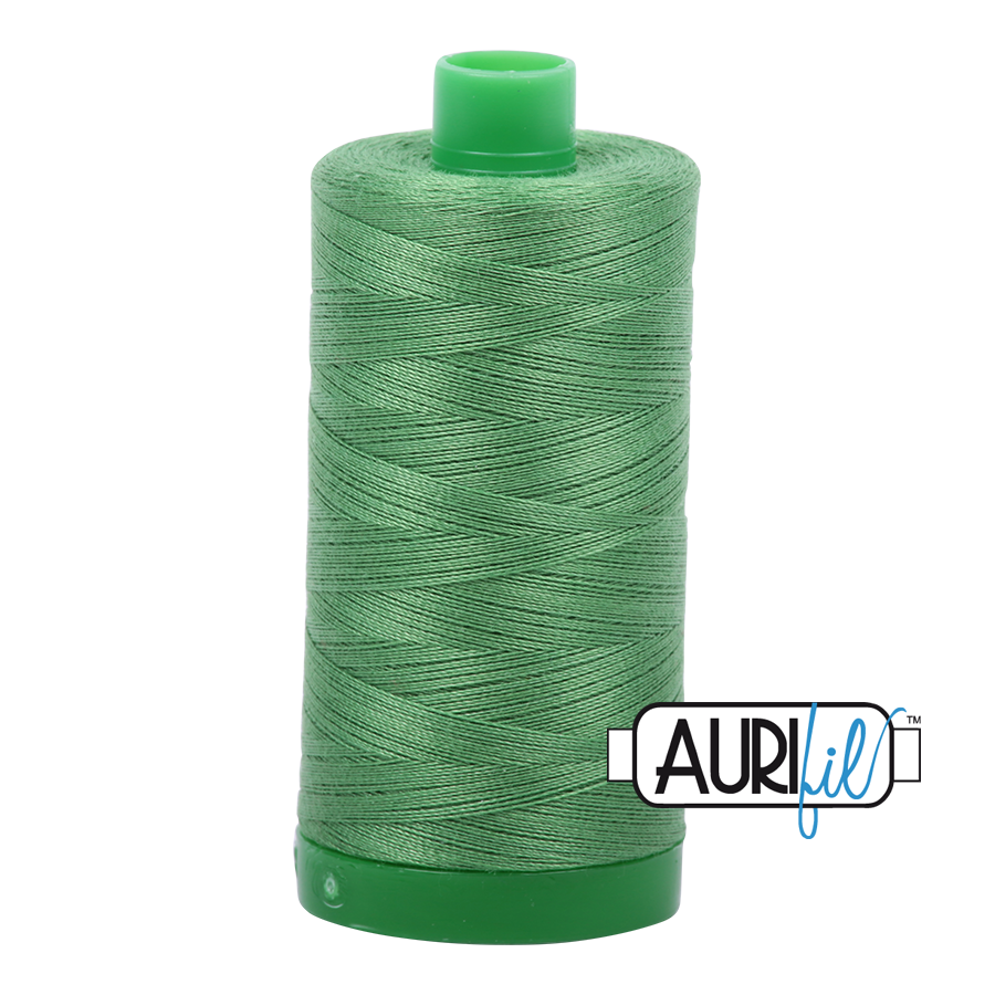 2884 GREEN YELLOW 40 WT MAKO COTTON LARGE SPOOL | 1000 MT.