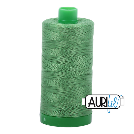 2884 GREEN YELLOW 40 WT MAKO COTTON LARGE SPOOL | 1000 MT.