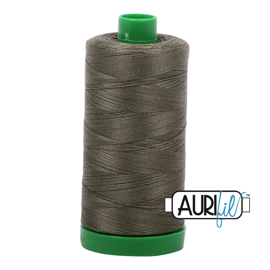 2905 ARMY GREEN 40 WT MAKO COTTON LARGE SPOOL | 1000 MT.