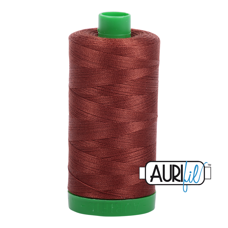 4012 COPPER BROWN 40 WT MAKO COTTON LARGE SPOOL | 1000 MT.