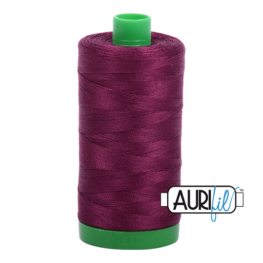 4030 PLUM 40 WT MAKO COTTON LARGE SPOOL | 1000 MT.