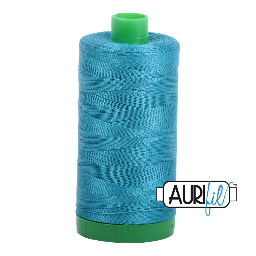 4182 DARK TURQUOISE 40 WT MAKO COTTON LARGE SPOOL | 1000 MT.