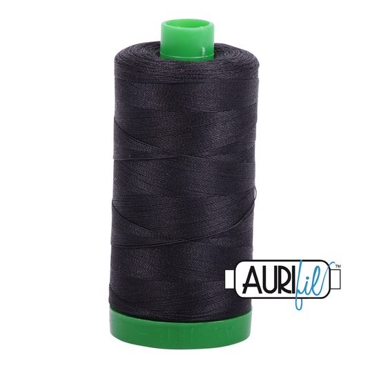 4241 VERY DARK GREY 40 WT MAKO COTTON LARGE SPOOL | 1000 MT.