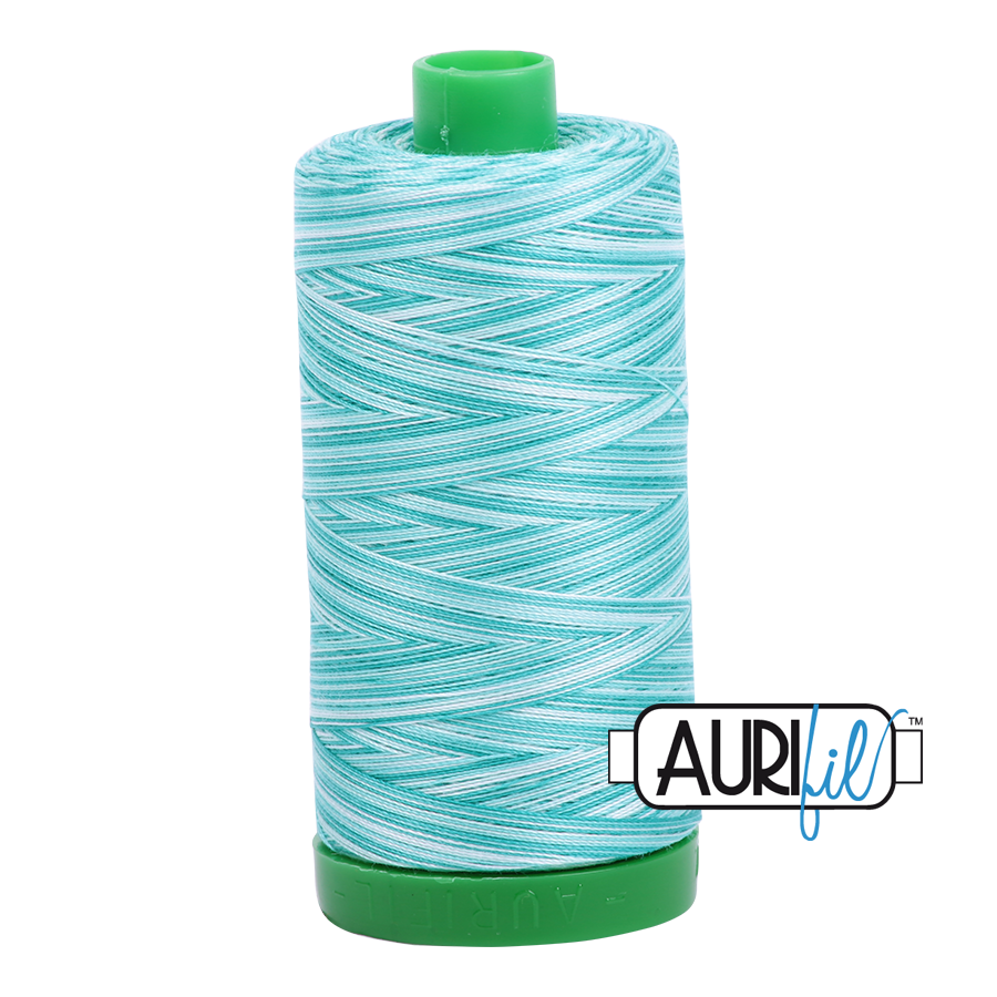 4654 TURQUOISE FOAM 40 WT MAKO COTTON LARGE SPOOL | 1000 MT.