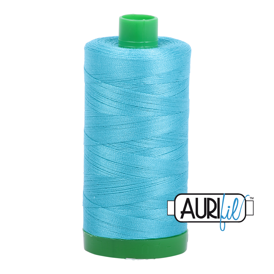 5005 BRIGHT TURQUOISE 40 WT MAKO COTTON LARGE SPOOL | 1000 MT.