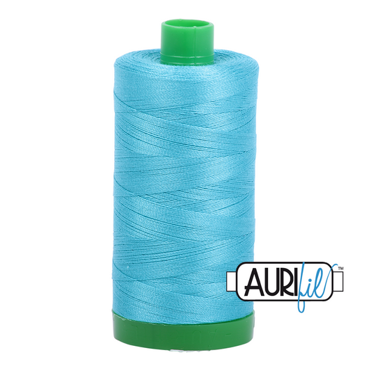 5005 BRIGHT TURQUOISE 40 WT MAKO COTTON LARGE SPOOL | 1000 MT.