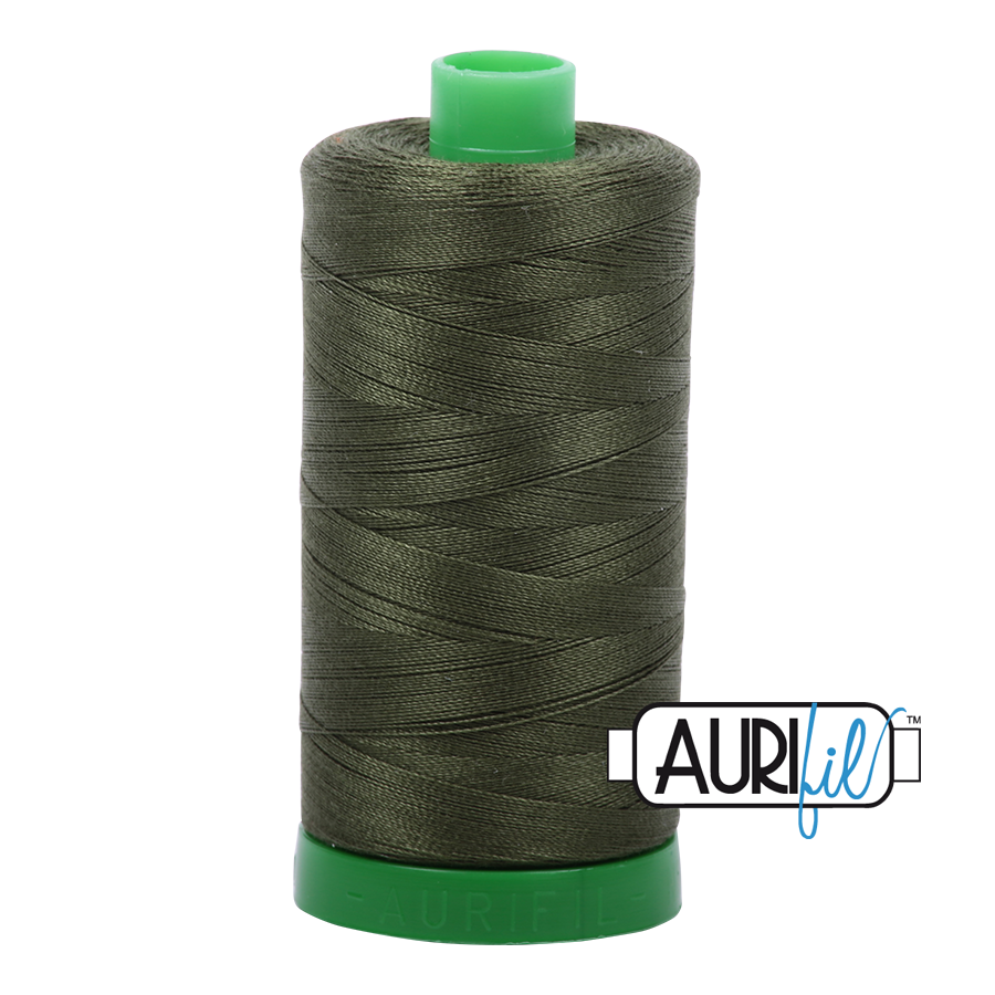 5023 MEDIUM GREEN 40 WT MAKO COTTON LARGE SPOOL | 1000 MT.