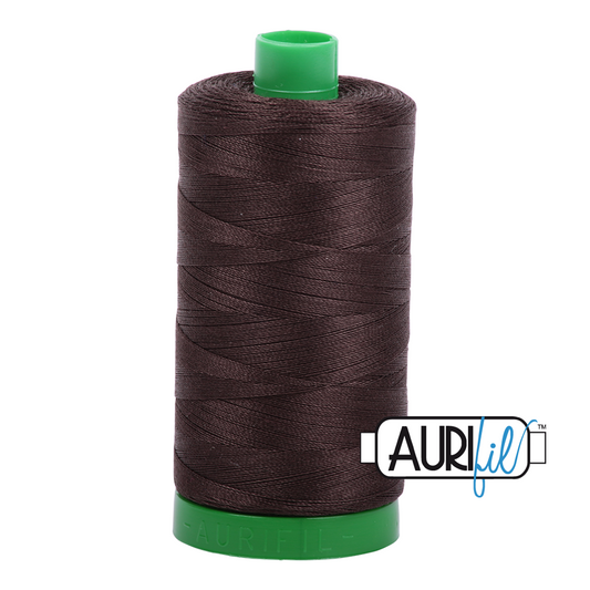 5024 DARK BROWN 40 WT MAKO COTTON LARGE SPOOL | 1000 MT.