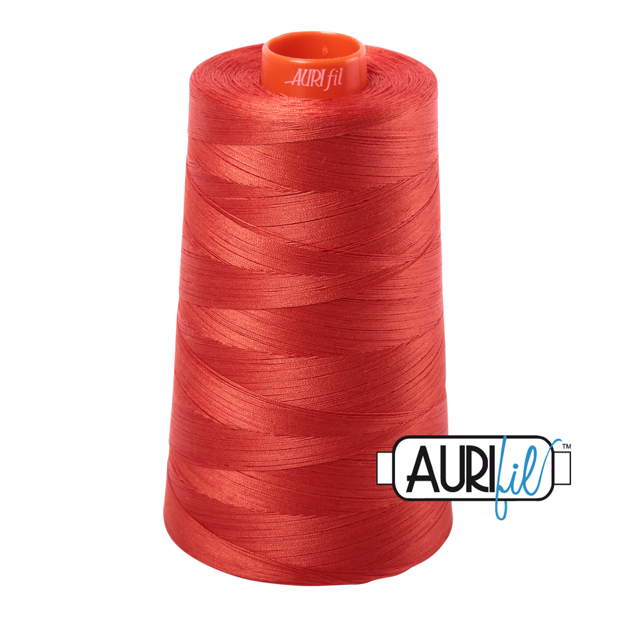 2245 RED ORANGE 50 WT MAKO COTTON CONE | 5900 MT.
