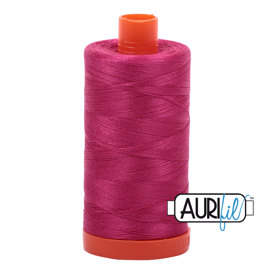 1100 RED PLUM 50 WT MAKO COTTON LARGE SPOOL | 1300 MT.