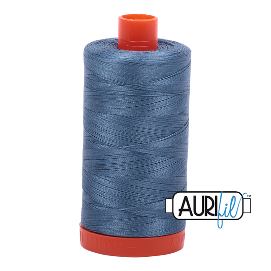 1126 BLUE GREY 50 WT MAKO COTTON LARGE SPOOL | 1300 MT.