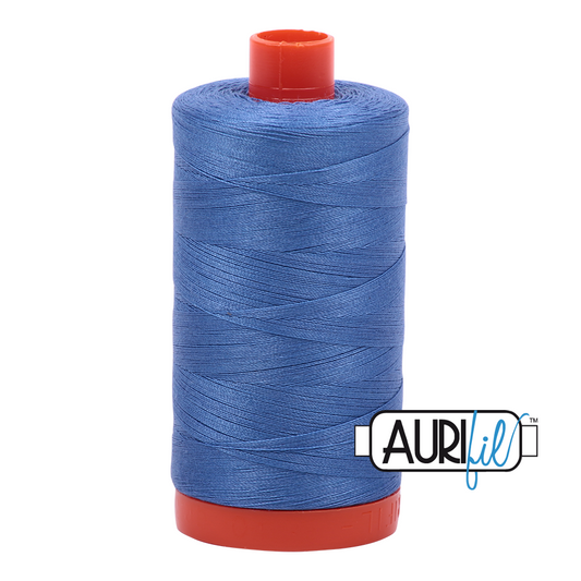 1128 LIGHT BLUE VIOLET 50 WT MAKO COTTON LARGE SPOOL | 1300 MT.