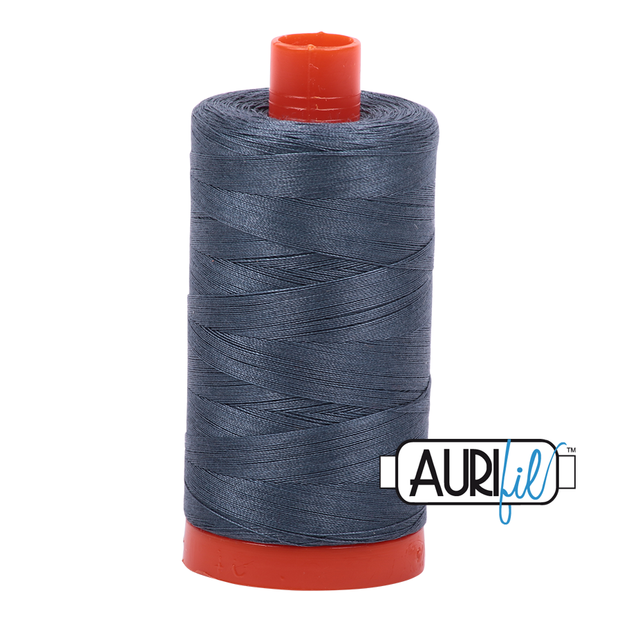 1158 MEDIUM GREY 50 WT MAKO COTTON LARGE SPOOL | 1300 MT.