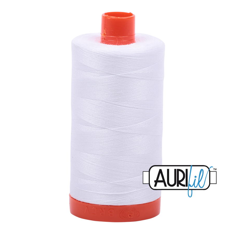 2024 WHITE 50 WT MAKO COTTON LARGE SPOOL | 1300 MT.