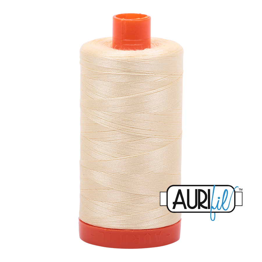 2110 LIGHT LEMON 50 WT MAKO COTTON LARGE SPOOL | 1300 MT.