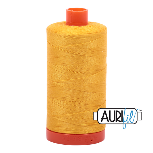 2135 YELLOW 50 WT MAKO COTTON LARGE SPOOL | 1300 MT.