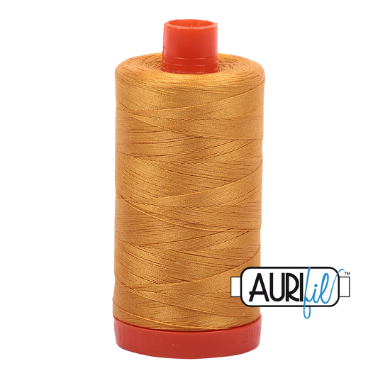 2140 ORANGE MUSTARD 50 WT MAKO COTTON LARGE SPOOL | 1300 MT.