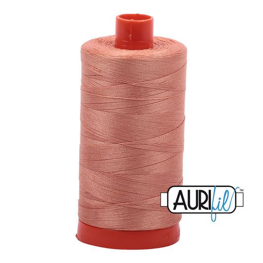 2215 PEACH 50 WT MAKO COTTON LARGE SPOOL | 1300 MT.