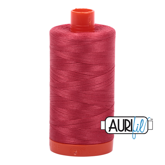 2230 RED PEONY 50 WT MAKO COTTON LARGE SPOOL | 1300 MT.