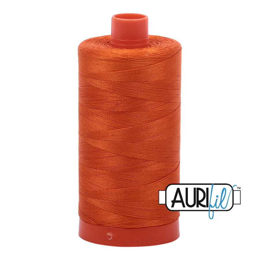 2235 ORANGE 50 WT MAKO COTTON LARGE SPOOL | 1300 MT.