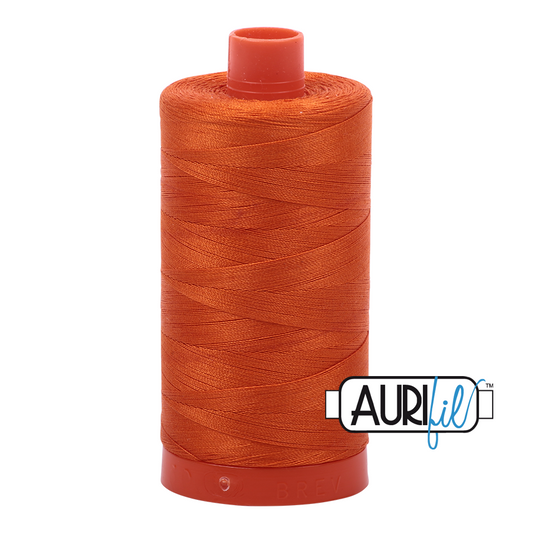 2235 ORANGE 50 WT MAKO COTTON LARGE SPOOL | 1300 MT.
