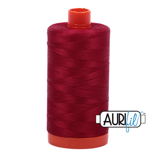 2260 RED WINE 50 WT MAKO COTTON LARGE SPOOL | 1300 MT.