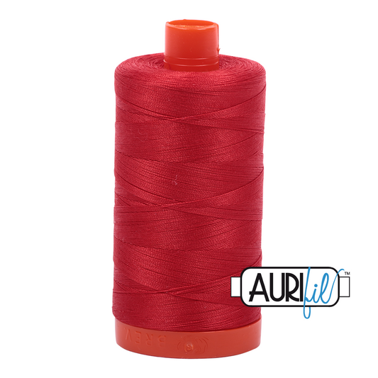 2265 LOBSTER RED 50 WT MAKO COTTON LARGE SPOOL | 1300 MT.