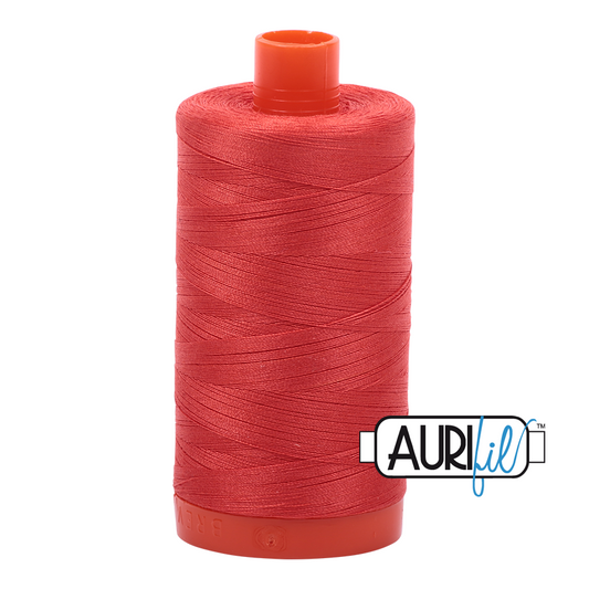 2277 LIGHT RED ORANGE 50 WT MAKO COTTON LARGE SPOOL | 1300 MT.