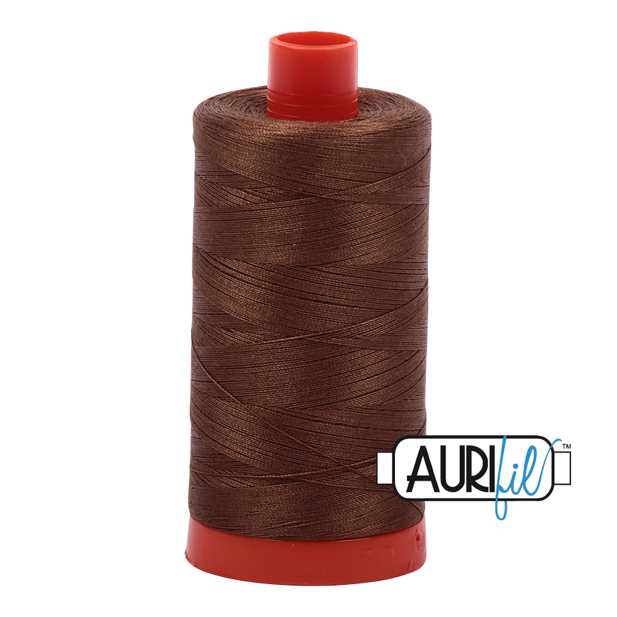 2372 DARK ANTIQUE GOLD 50 WT MAKO COTTON LARGE SPOOL | 1300 MT.