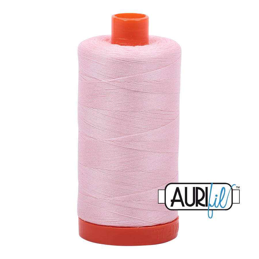 2410 PALE PINK 50 WT MAKO COTTON LARGE SPOOL | 1300 MT.
