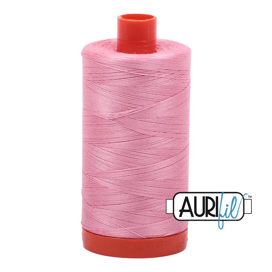 2425 BRIGHT PINK 50 WT MAKO COTTON LARGE SPOOL | 1300 MT.
