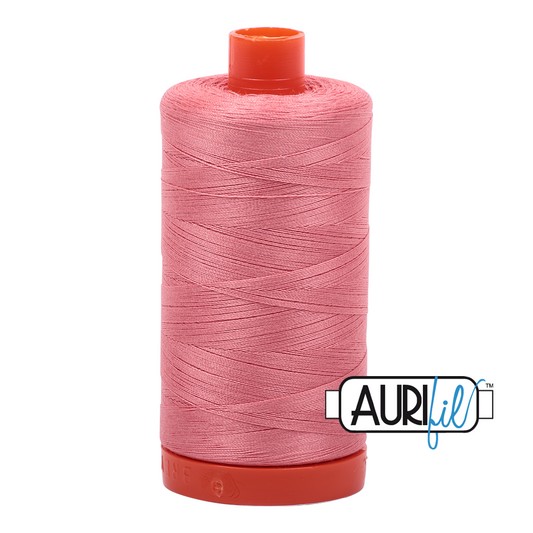 2435 PEACHY PINK 50 WT MAKO COTTON LARGE SPOOL | 1300 MT.