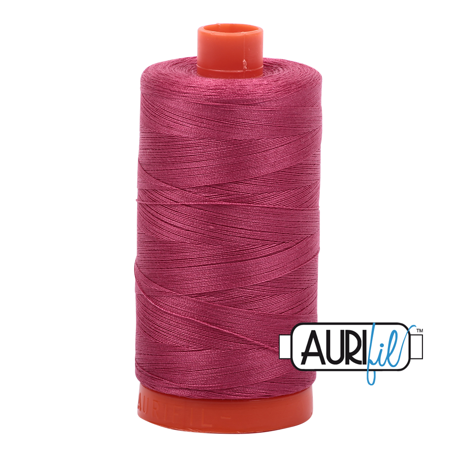2455 MEDIUM CARMINE RED 50 WT MAKO COTTON LARGE SPOOL | 1300 MT.