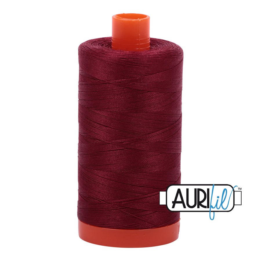 2460 DARK CARMINE RED 50 WT MAKO COTTON LARGE SPOOL | 1300 MT.
