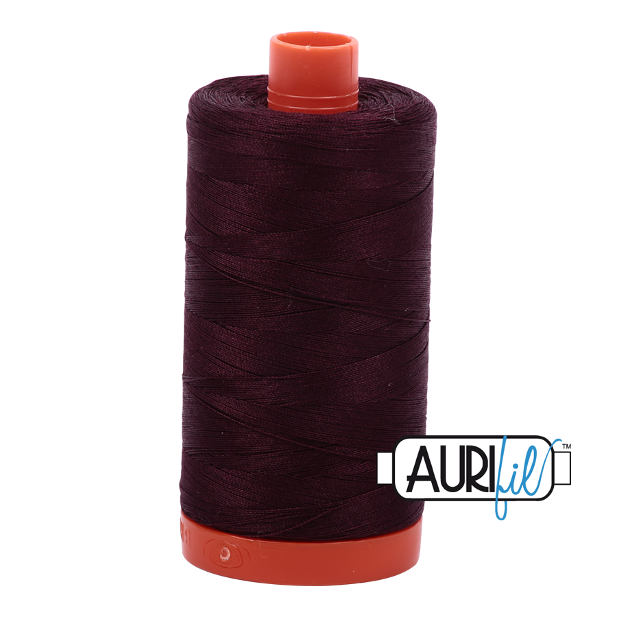 2465 VERY DARK BROWN 50 WT MAKO COTTON LARGE SPOOL | 1300 MT.