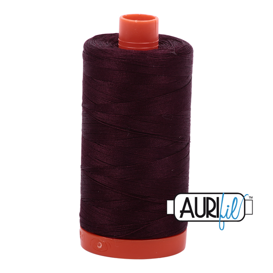 2465 VERY DARK BROWN 50 WT MAKO COTTON LARGE SPOOL | 1300 MT.