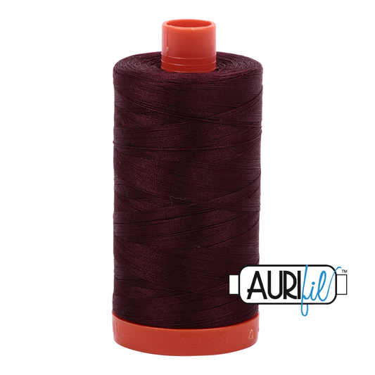 2468 DARK WINE 50 WT MAKO COTTON LARGE SPOOL | 1300 MT.