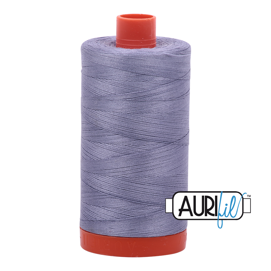2524 GREY VIOLET 50 WT MAKO COTTON LARGE SPOOL | 1300 MT.
